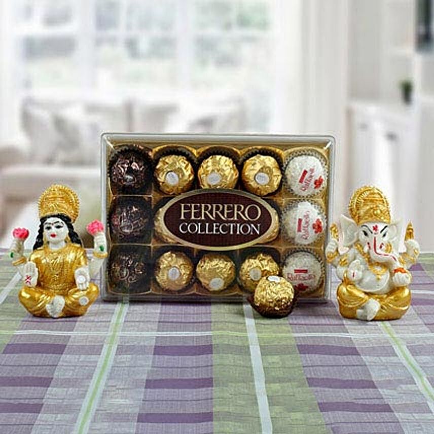 Lakshmi Ganesha with Ferrero Rocher