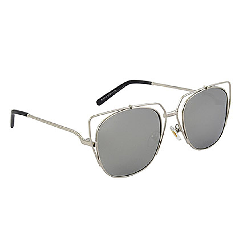 Silver Cat Eye Women Sunglasses