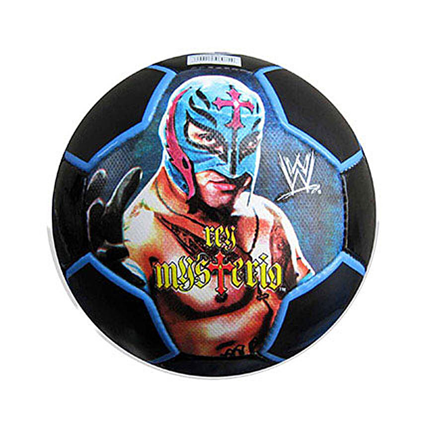 Rey Mysterio Soccer Ball with Cool Dude Smiley