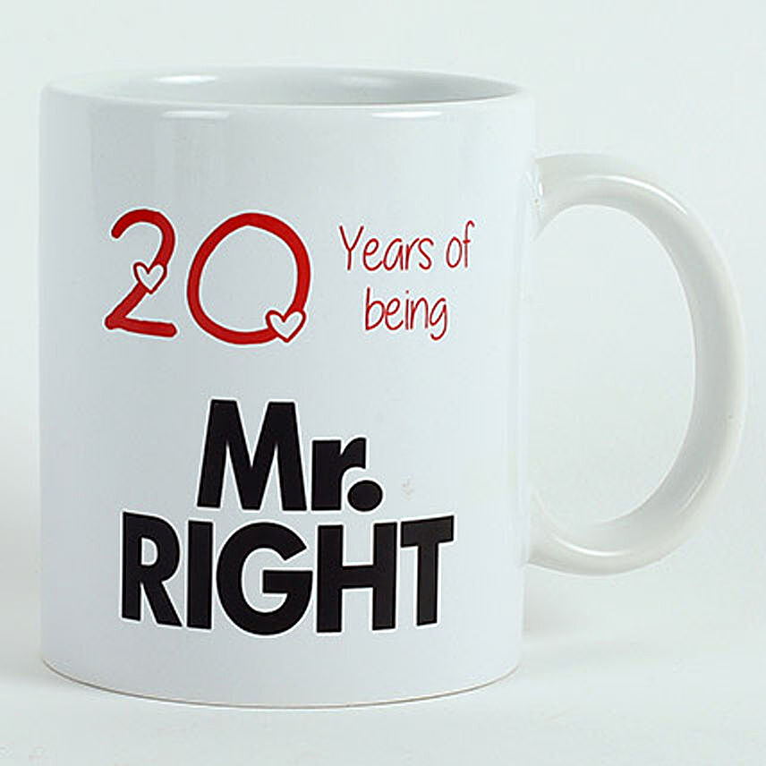Personalised Mr Right Mug