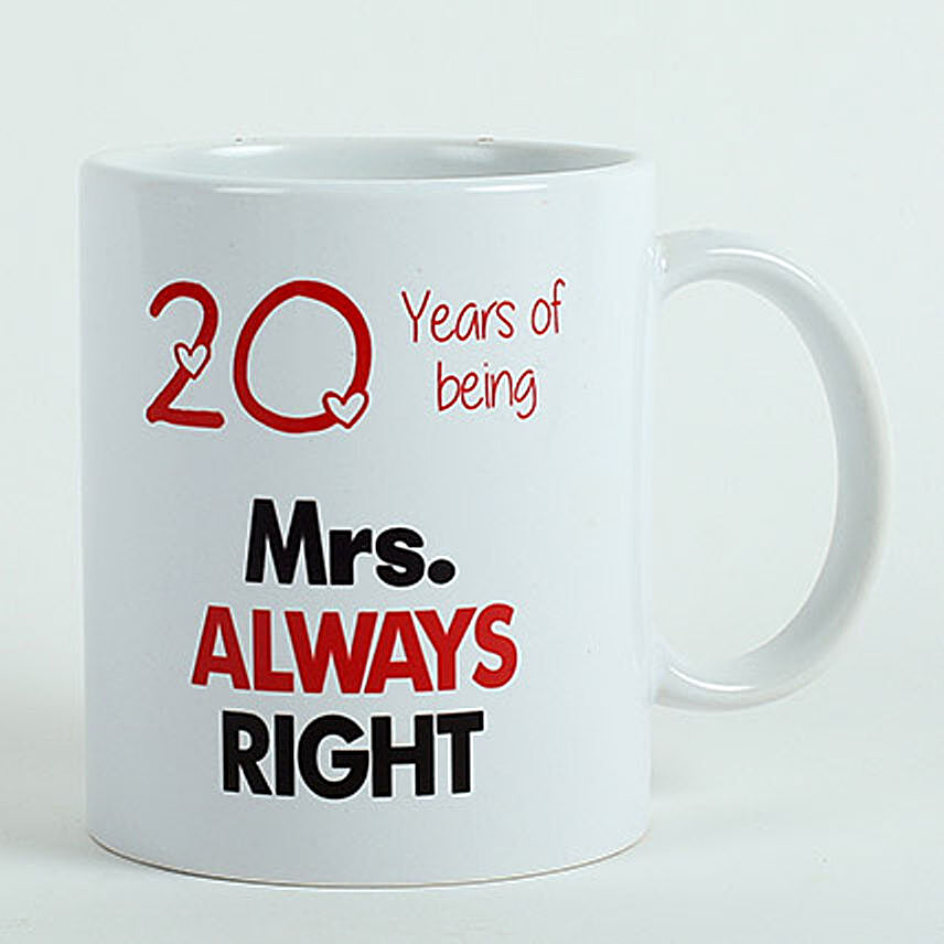 Personalised Mrs Right Mug