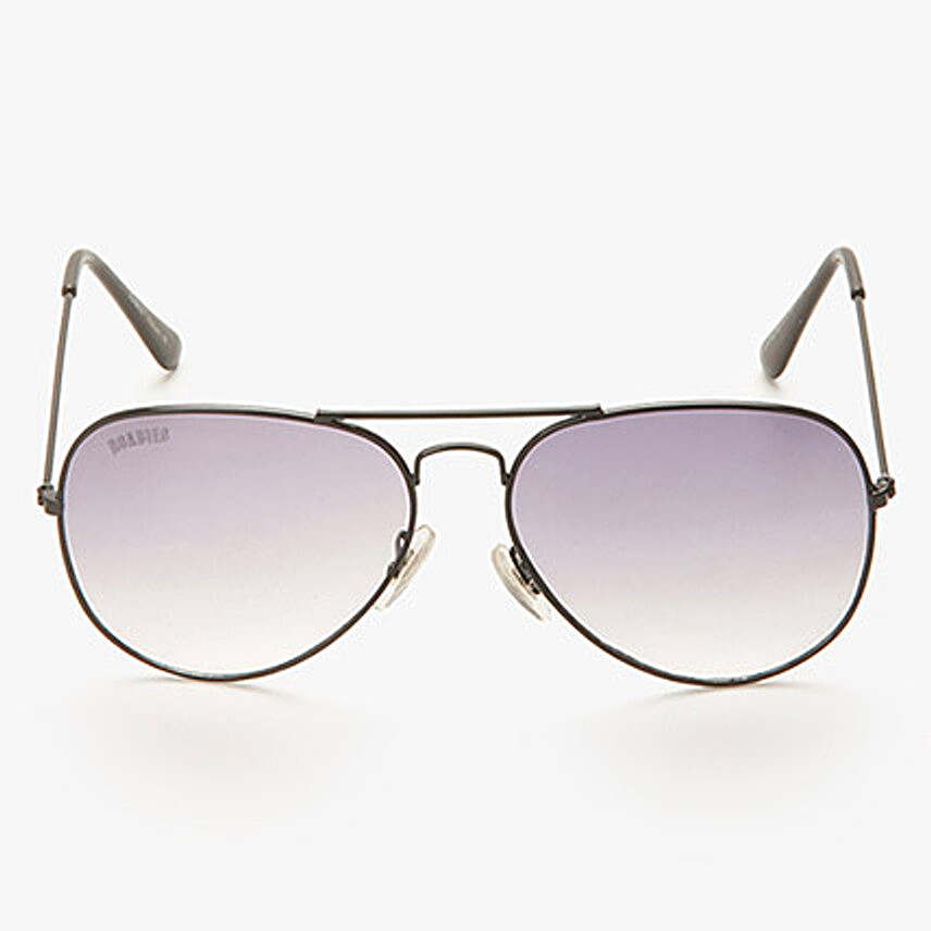 MTV Roadies Light Grey Unisex Aviator Sunglasses