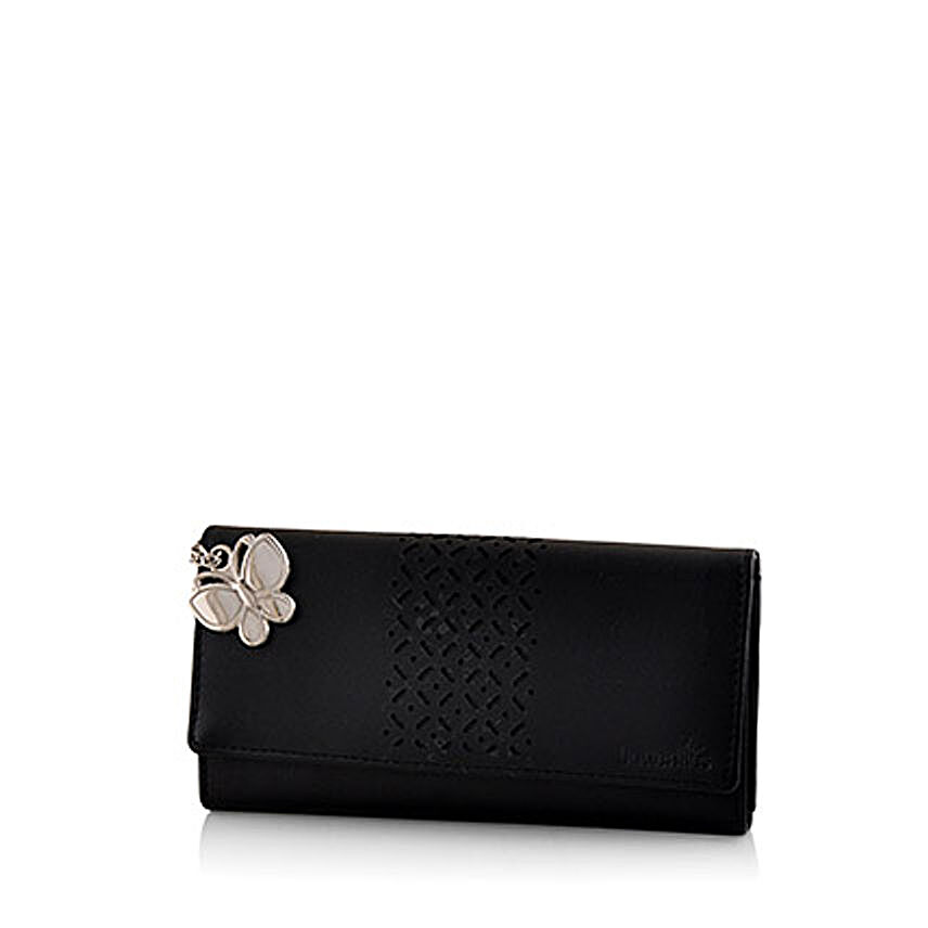 Butterflies Black Elegant Wallet