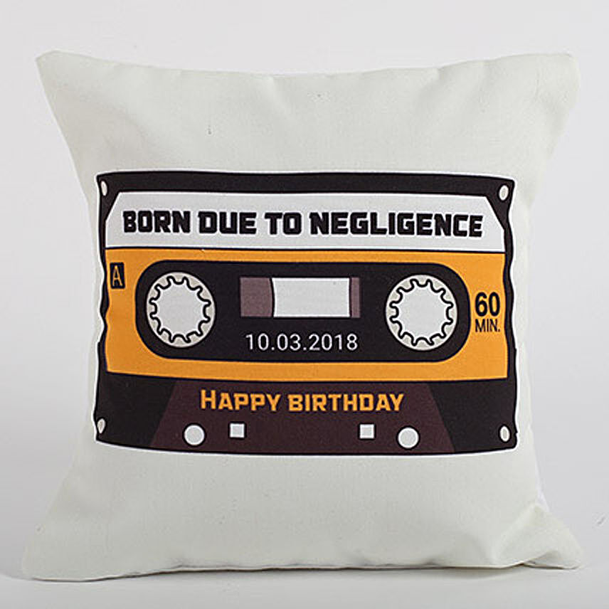 Birthday Special Personalized Cushion