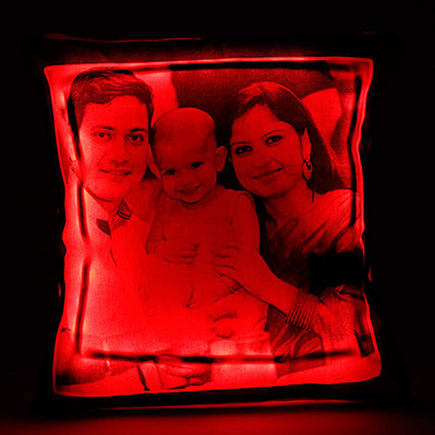 Personalized LED Cushion Red