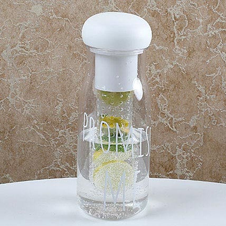 White Fruit Infuser Water Bottle