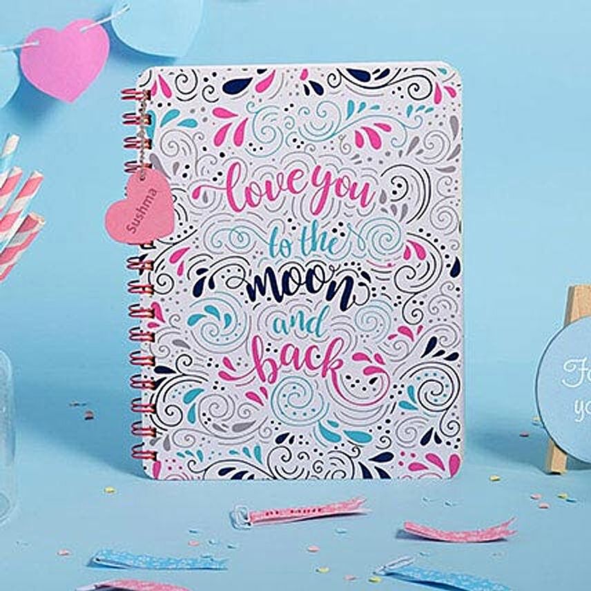 Doodle Head Over Heels Personalized Diary