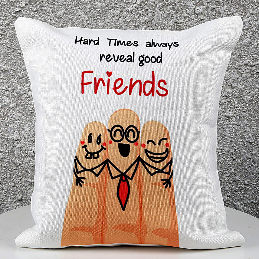Cuddly Friendship Day Cushion