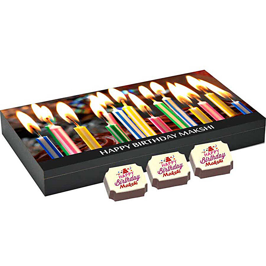 Personalised Birthday Gift Box- 18 Chocolates