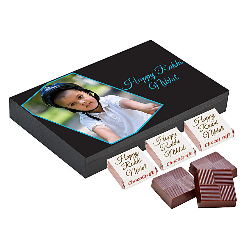 Personalised Chocolate Box For Rakhi