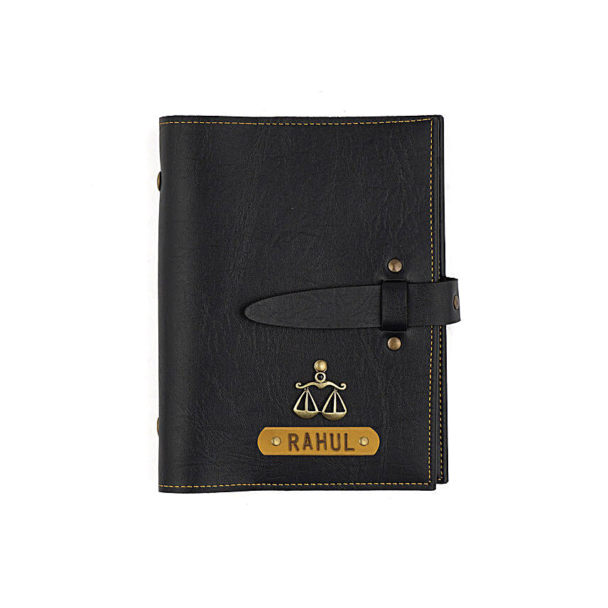 Black Personalised Diary