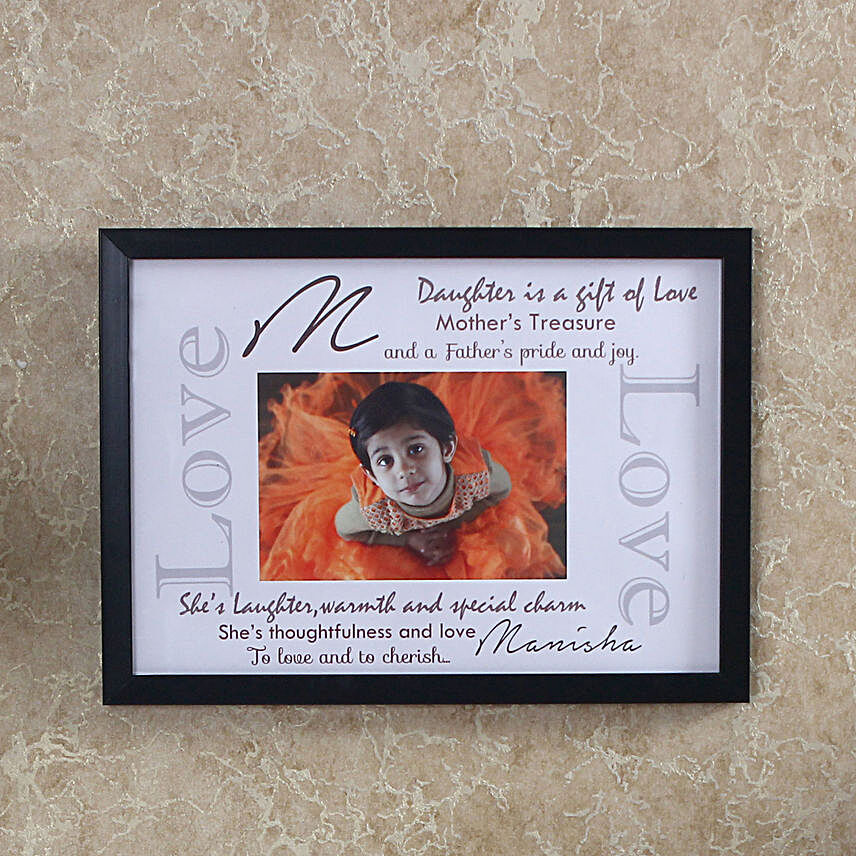 Personalised Cute Photo Frame