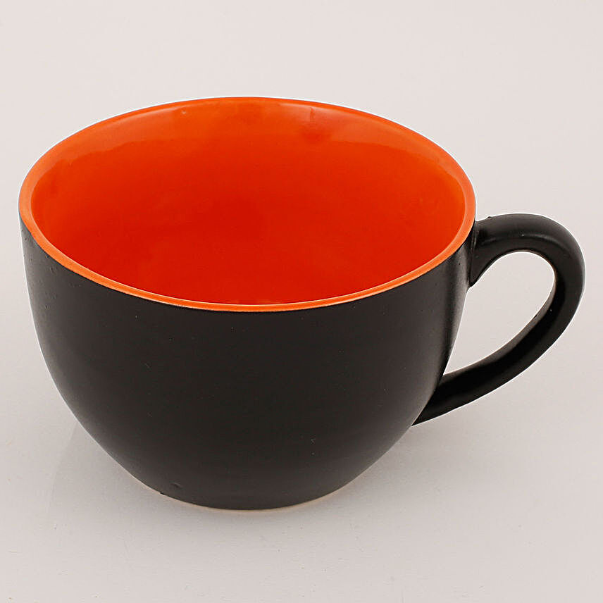 Mug Shaped Ceramic Vase Black