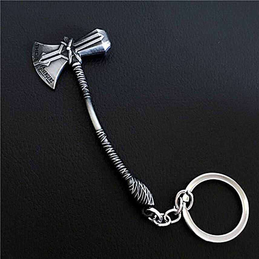 Thor Storm Breaker Keychain Silver