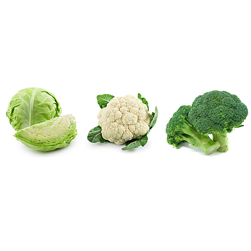 Cabbage Cauliflower & Broccoli Seeds Combo