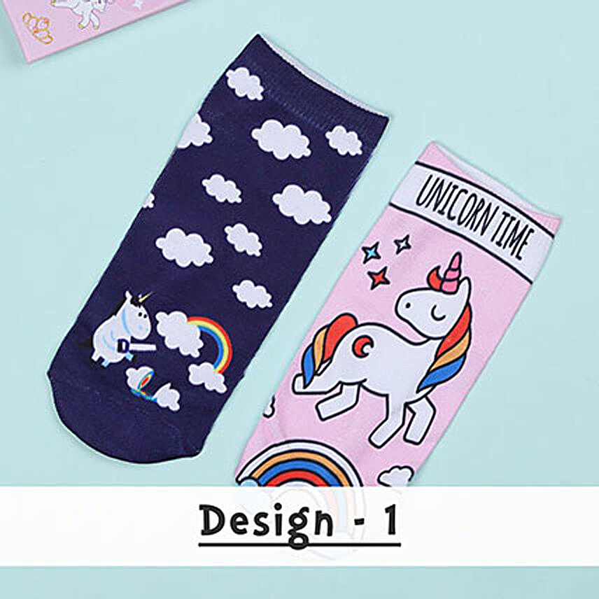 Set of 2 Mystical Unicorn Socks