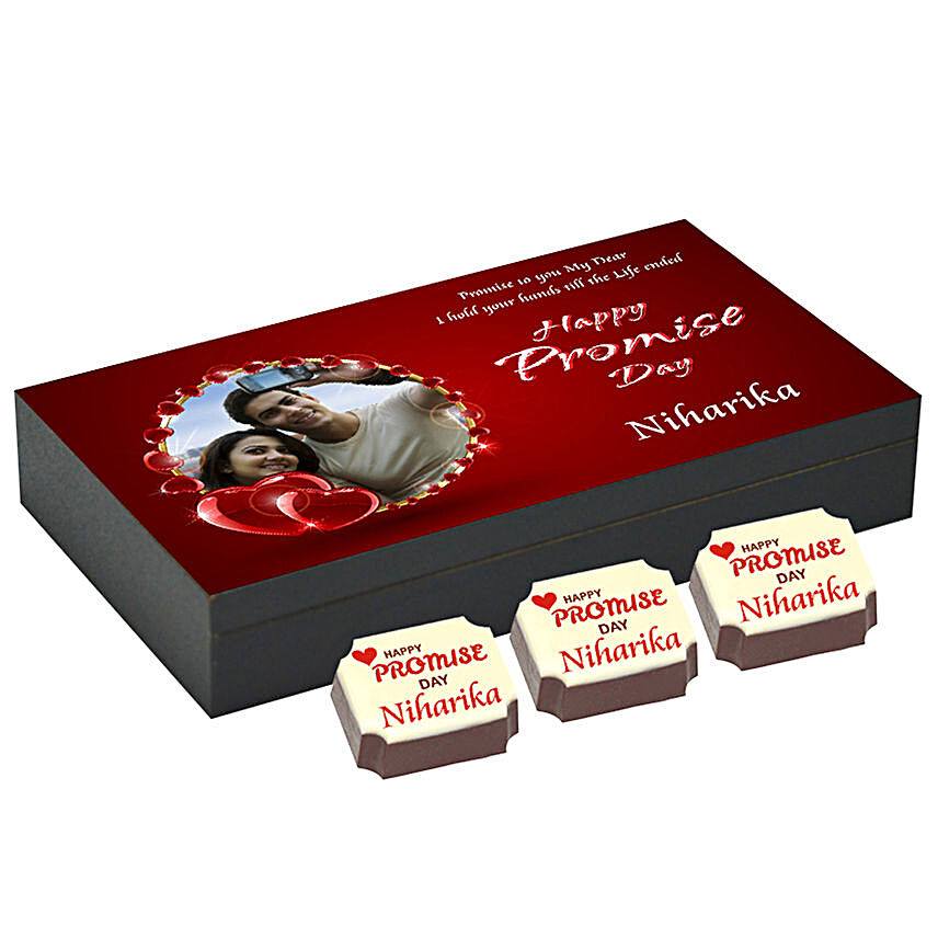 Personalised Promise Day Chocolates