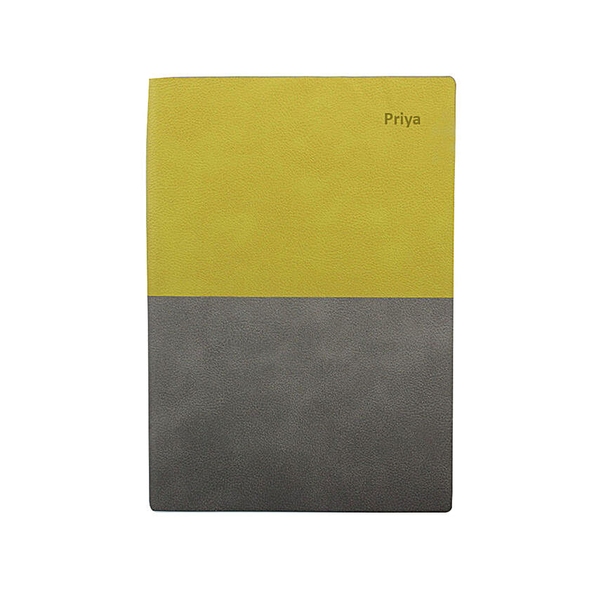 Green & Grey Personalised  Notebook