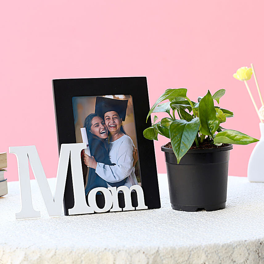 Personalized Mom Frame N Plant