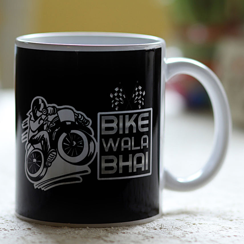 Bike Wala Bhai Printed Mug