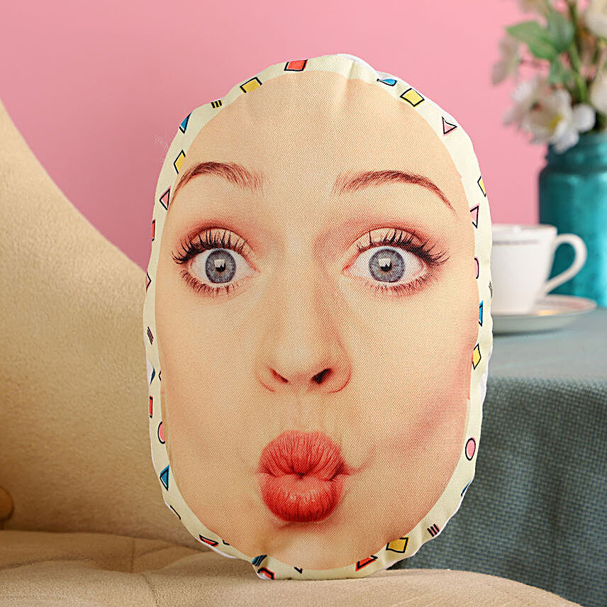 Personalised Pout Face Mushion