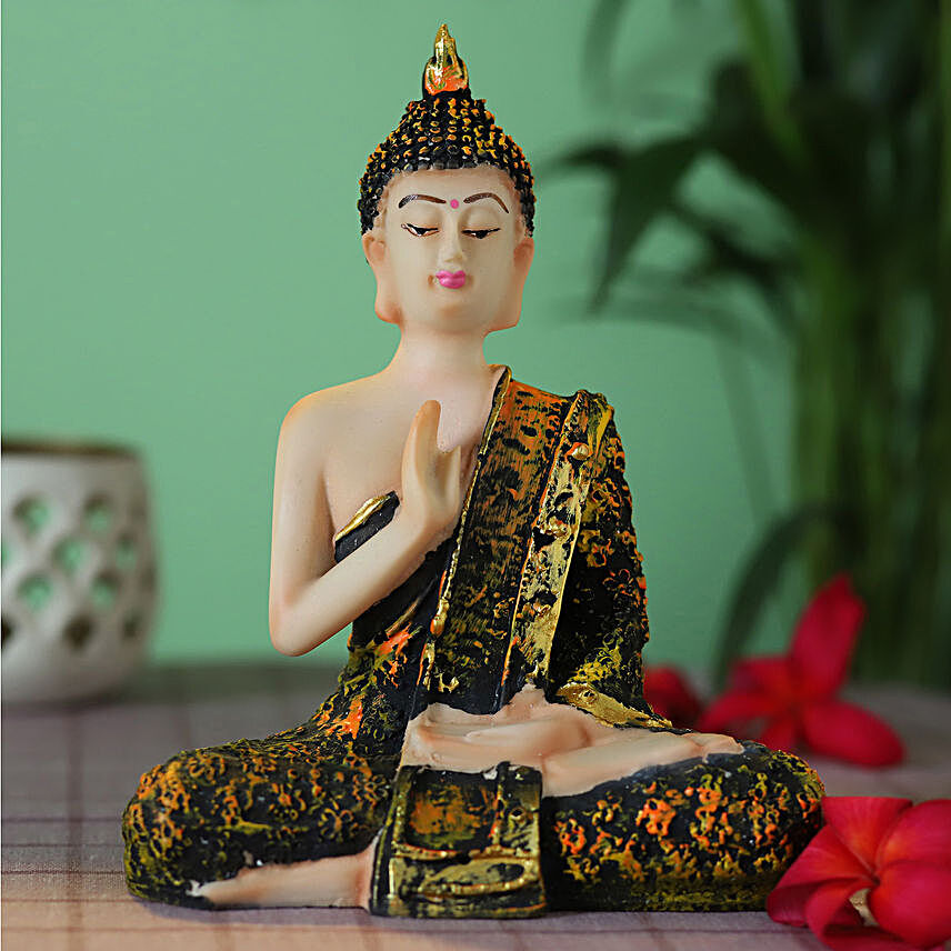Elegant Meditating Buddha Idol