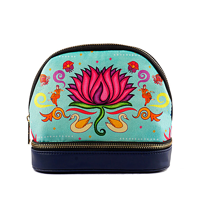 Lotus Cosmetic Pouch