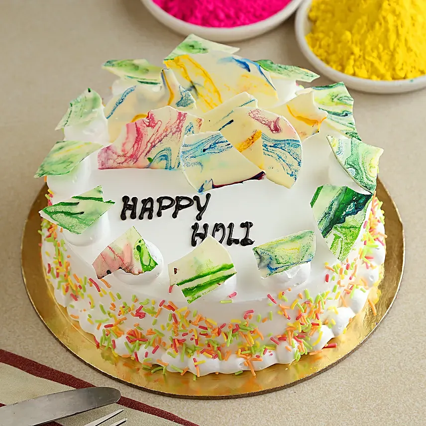 Happy Holi Pineapple Cake- 1 Kg