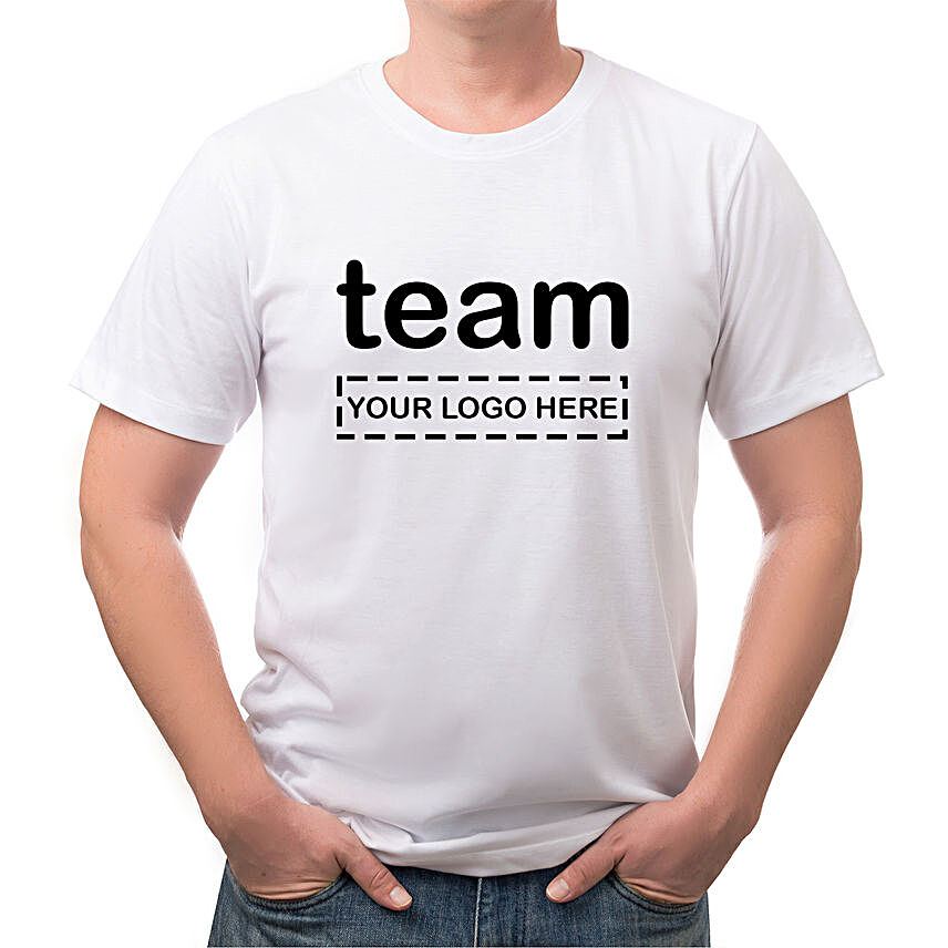 Personalised Team White T-Shirt- S