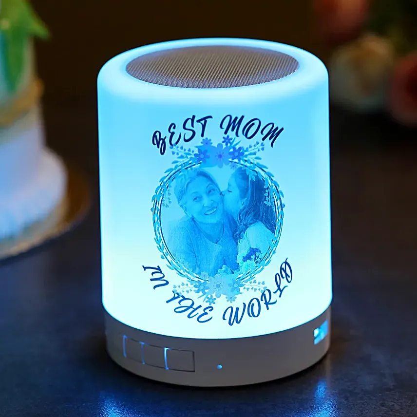 Personalised Best Mom LED Lamp Speaker
