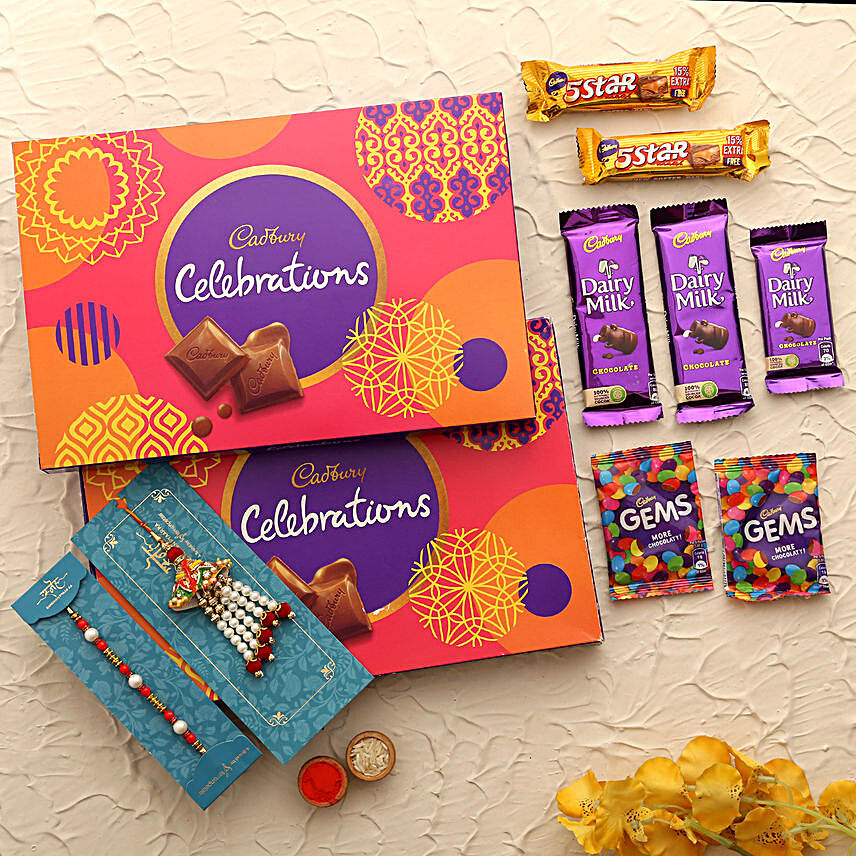 Lumba & Pearl Rakhi With Cadbury Celebrations