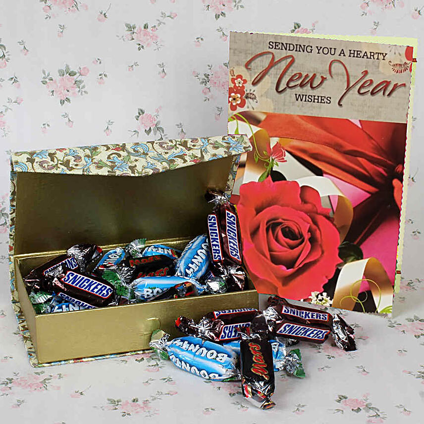 Happy New Year Imported Miniature Chocolates