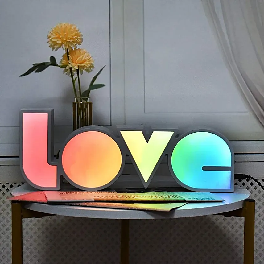 Love LED Colour Lamp