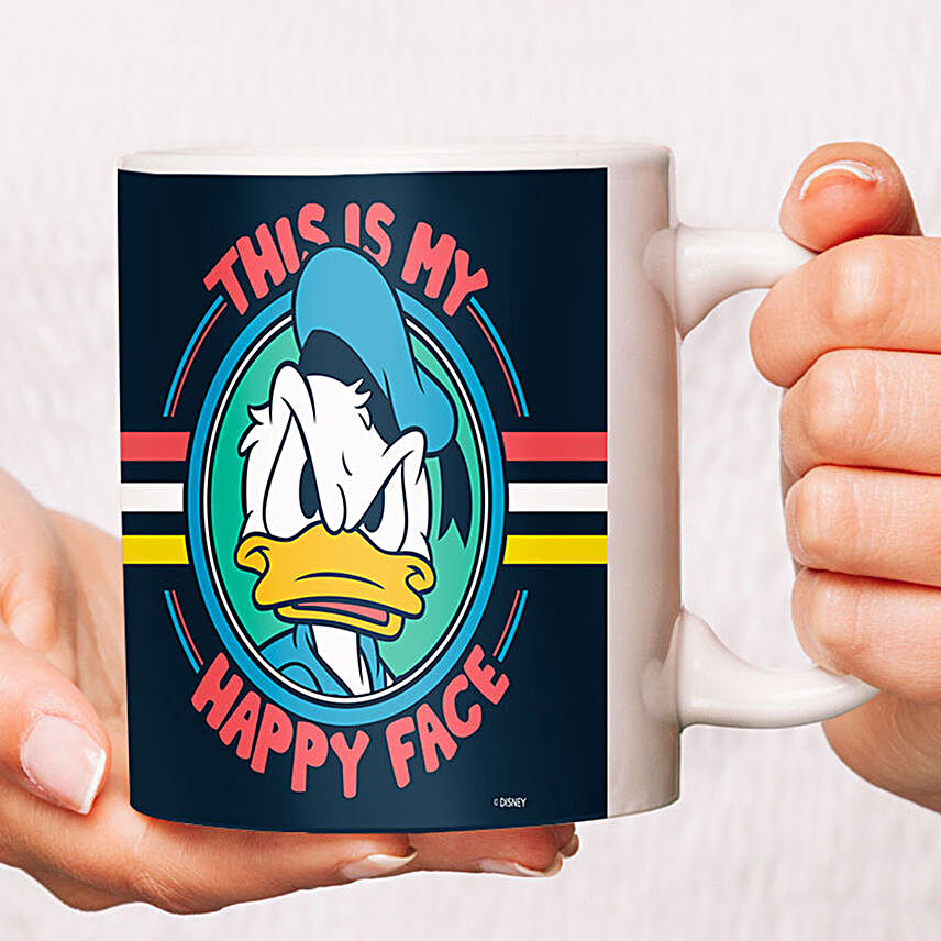 Donald's Happy Face Coffee Mug