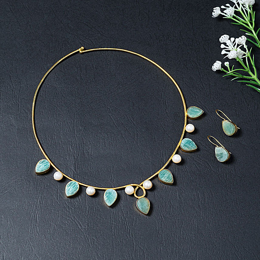 Mother of Pearl Choker Set