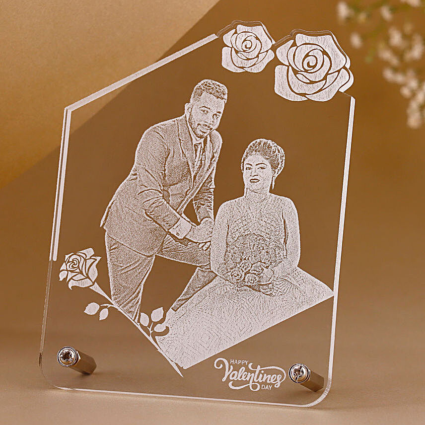 Personalised Happy Valentine's Day Table Top
