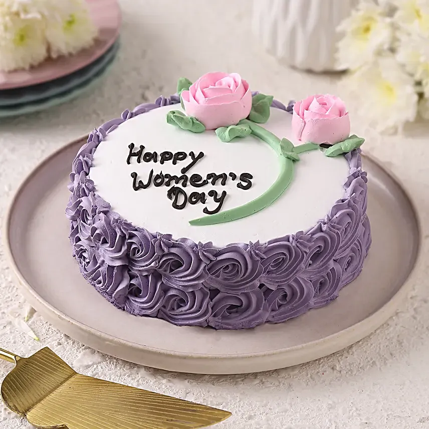 Women s Day Special Flowers Cake 1 Kg