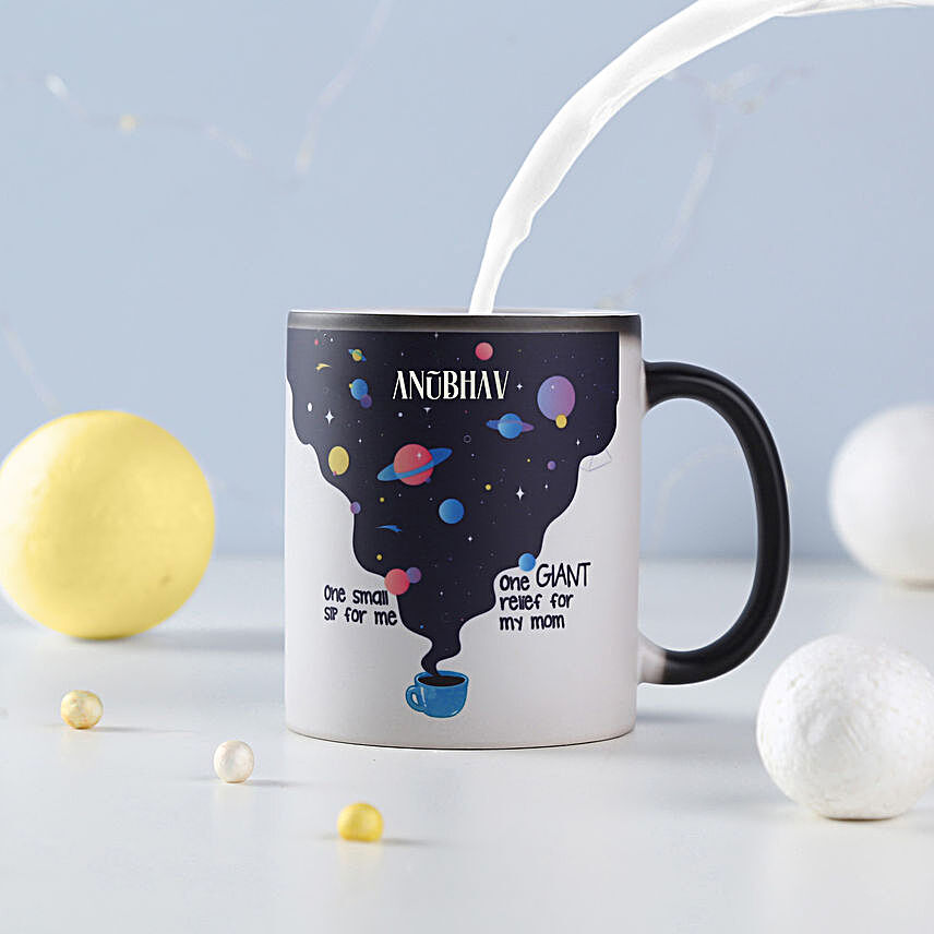 Universe In My Coffee Personalised Magic Mug Hand Delivery