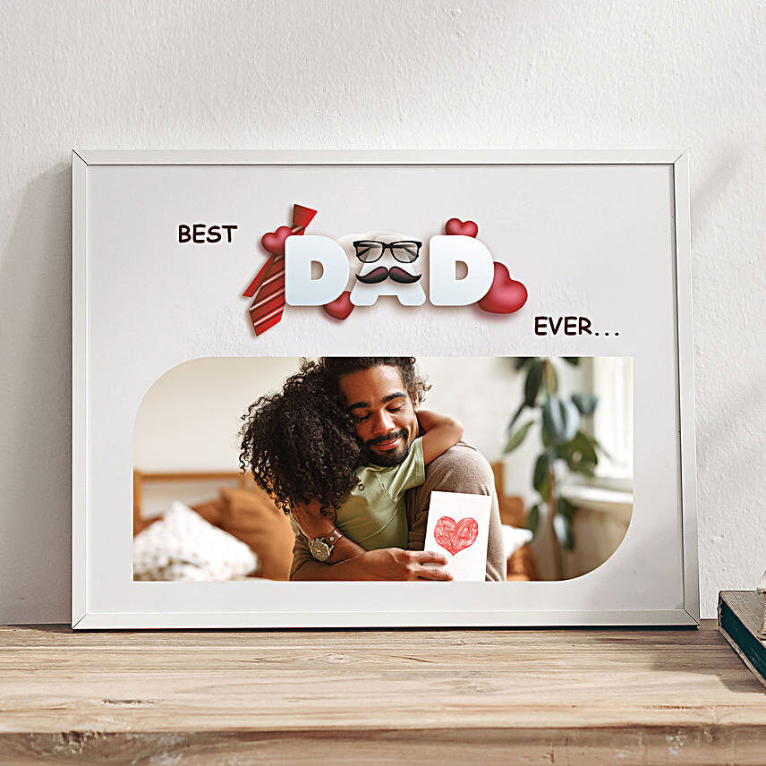 Best Father Ever Photo Frame