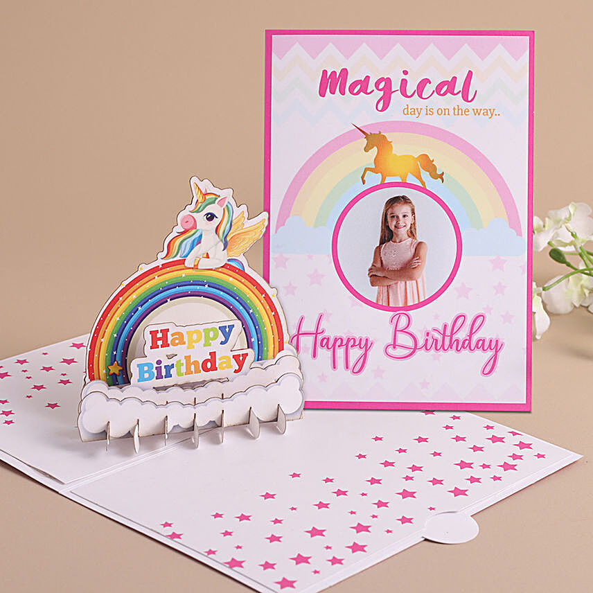 Birthday Pop-Up Greeting Card for Kids