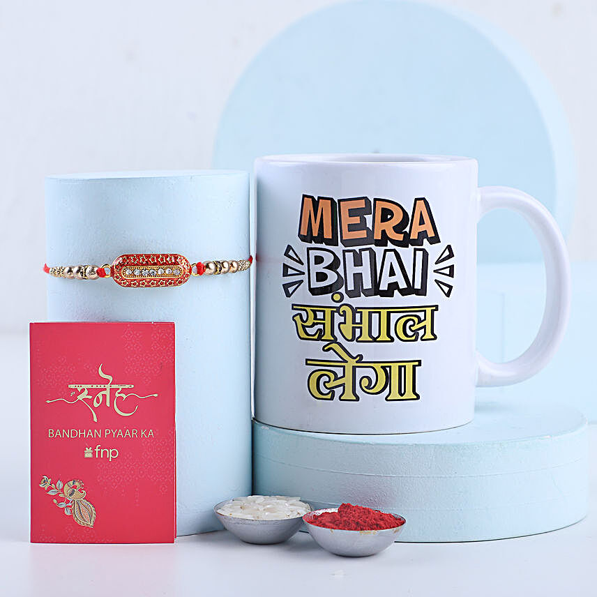 Sneh Capsule Rakhi & Special Bhai Mug