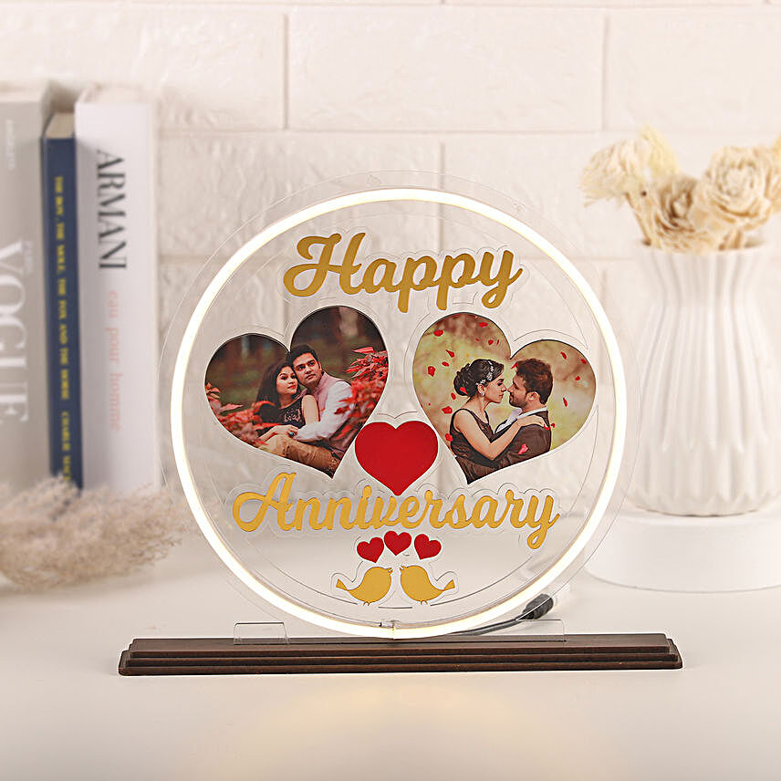 Personalised Anniversary Wishes Table Top