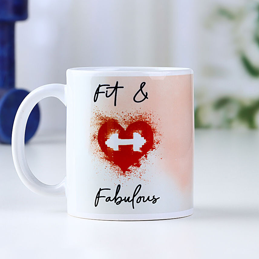 Fit & Fabulous Gym Enthusiast Mug