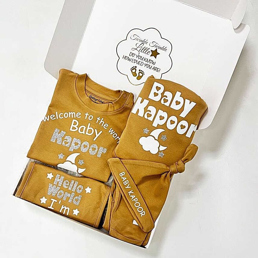 Babyrobe Personalised Baby Welcome Gift Box