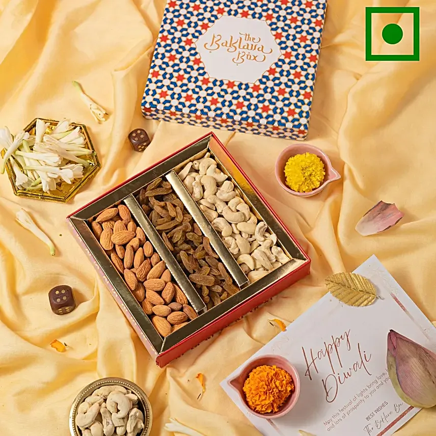 The baklava box Diwali Nut Nirvana Gift Box