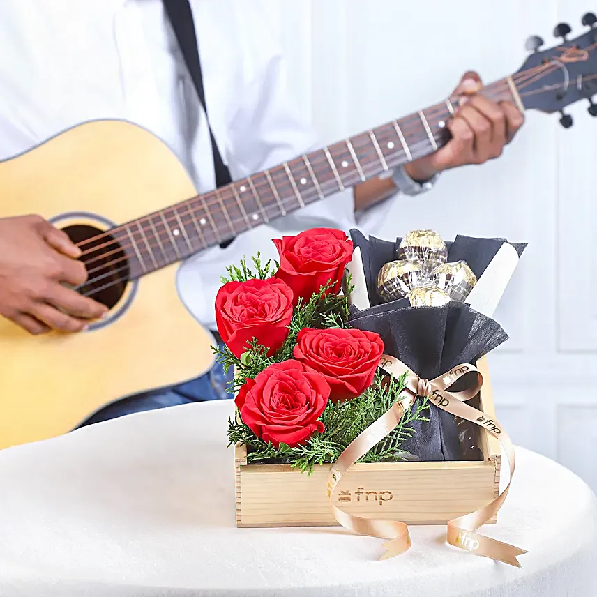 Premium Rosy Wishes With Guitarist 10 to 15 Min