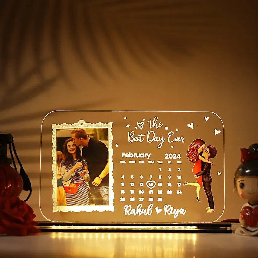 The Best Day Ever LED Lamp