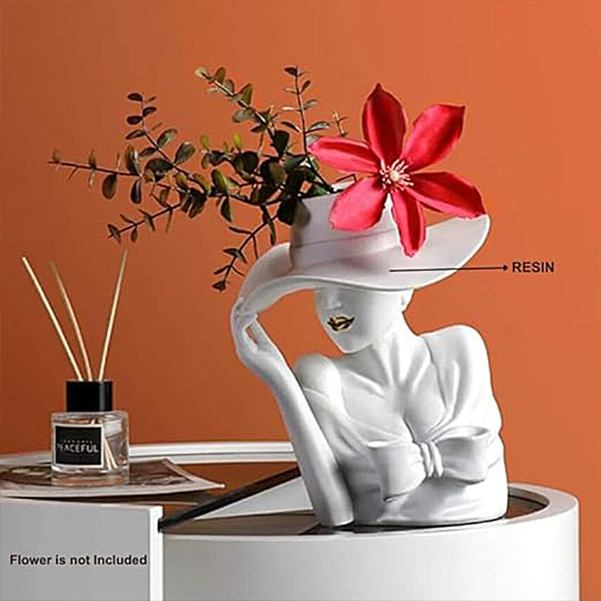 Modern Woman Elegant Floral Vase