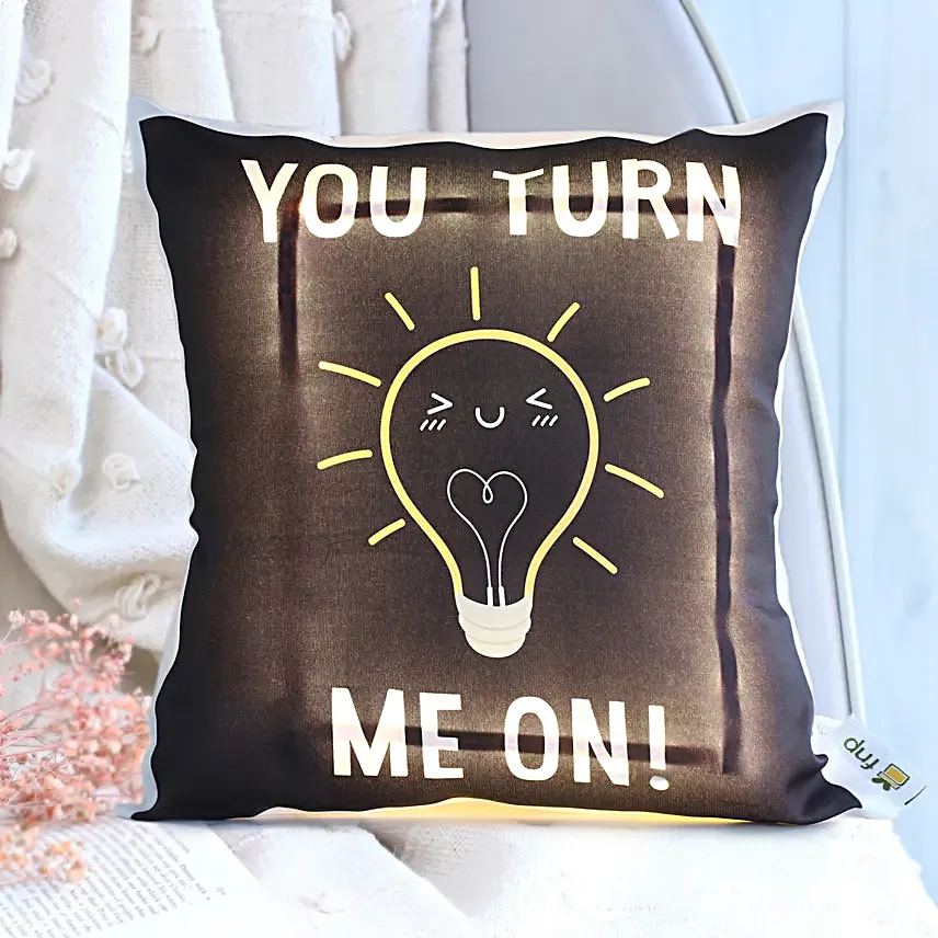 Turn Me On LED Cushion