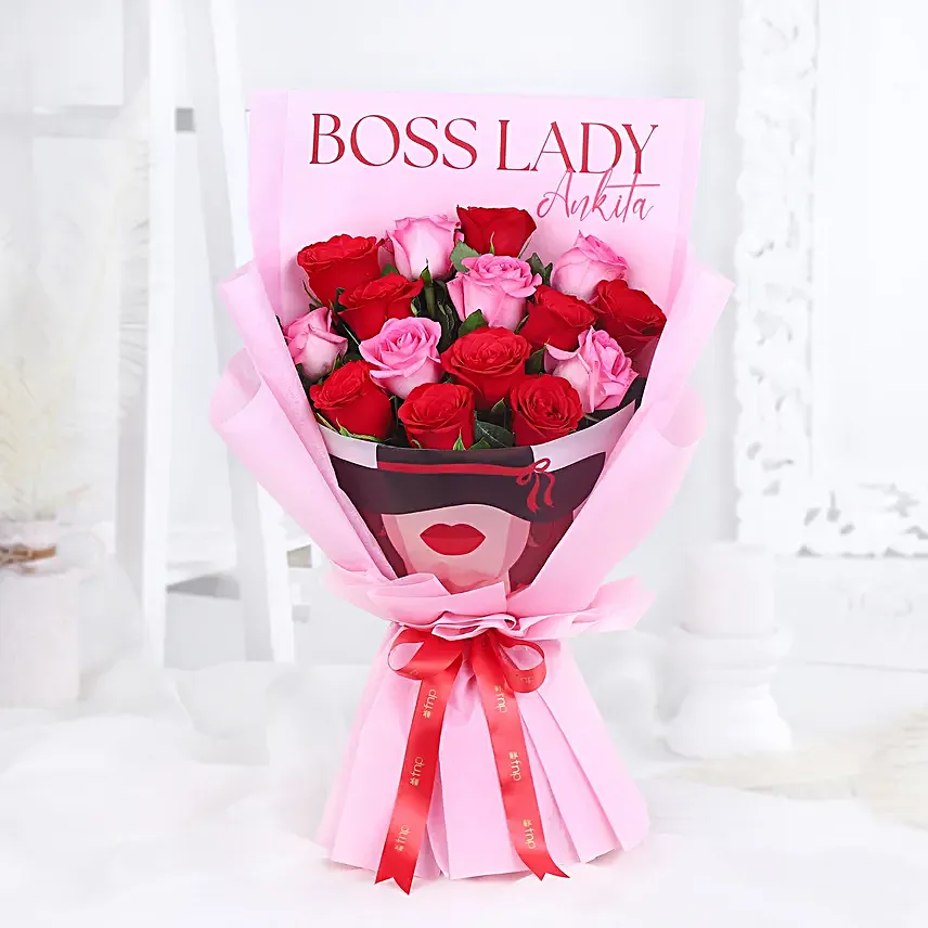 Boss Lady Rosy Blooms
